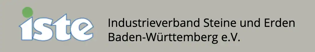 Logo des ISTE Baden-Württemberg e.V.: Industrieverband Steine und Erden