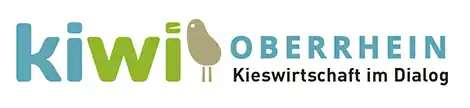 Kiwi Oberrhein-Logo: Kieswirtschaft im Dialog